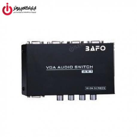 سوئیچ تصویر VGA مانیتور 4 به 1 دستی برند بافو مدل BF-S401